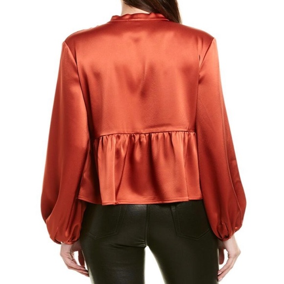 David Lerner NYC Necktie Blouse - Picture 4 of 7